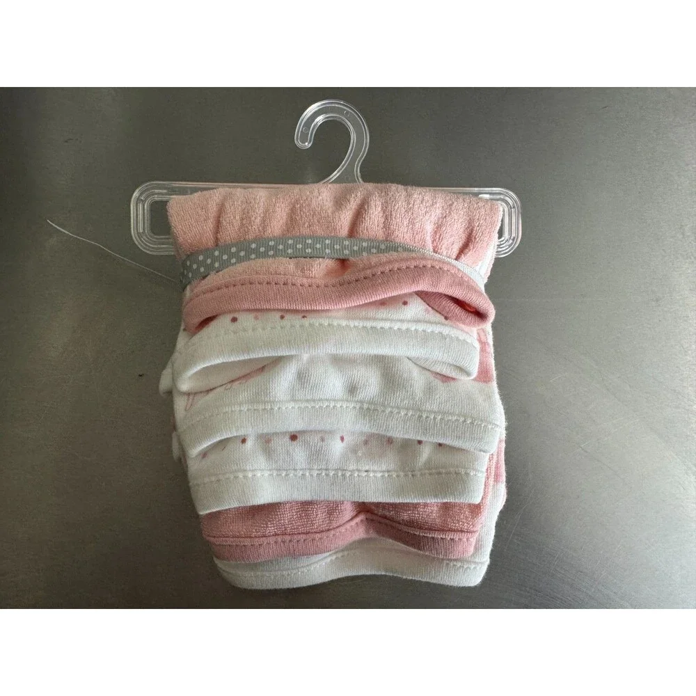 Carter's Just One You 6 Piece Baby Wash Cloth Assorted Girls Set NWT